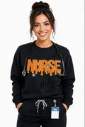 Spooky Drip Nurse crew neck